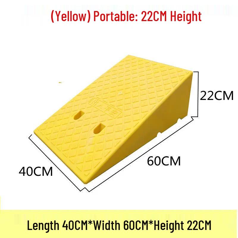 Plastic Car Curb Ramp Threshold Mat for Road Climbing
