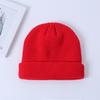 Winter Warm Unisex Soft Knitted Beanie Hat Solid Color Street Outdoor Sport Cap