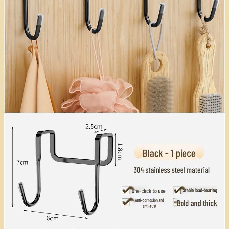 304 Stainless Steel S-Hook for Kitchen, Wardrobe, or Shoe Cabinet
