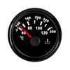 Rhaxel 52mm 2'' Digital Water Temp Gauge Temperature Meter 40-120℃ Degree 52mm 9-32V With Red Backlight for SUV Car Boats