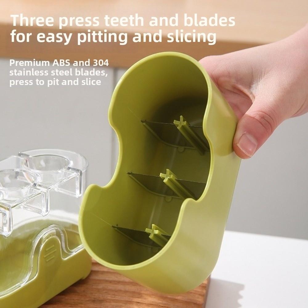 Plastic Cherry Pit Remover Efficient Cherry Slicer Portable Fruit Corer  Salad Making