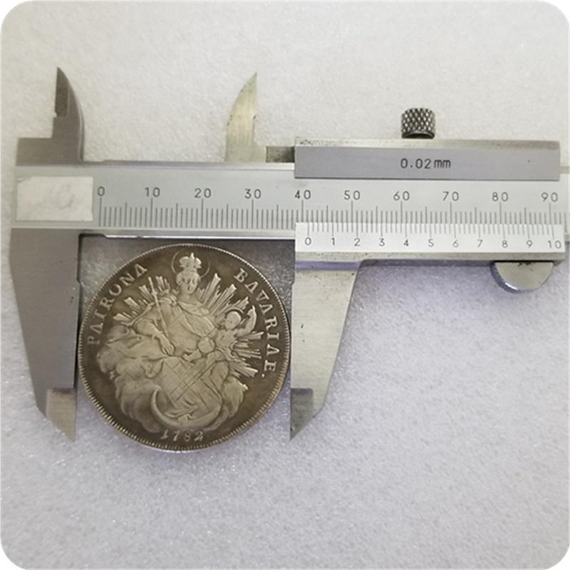 1782 German Commemorative Collectible Souvenirs Silver Coins