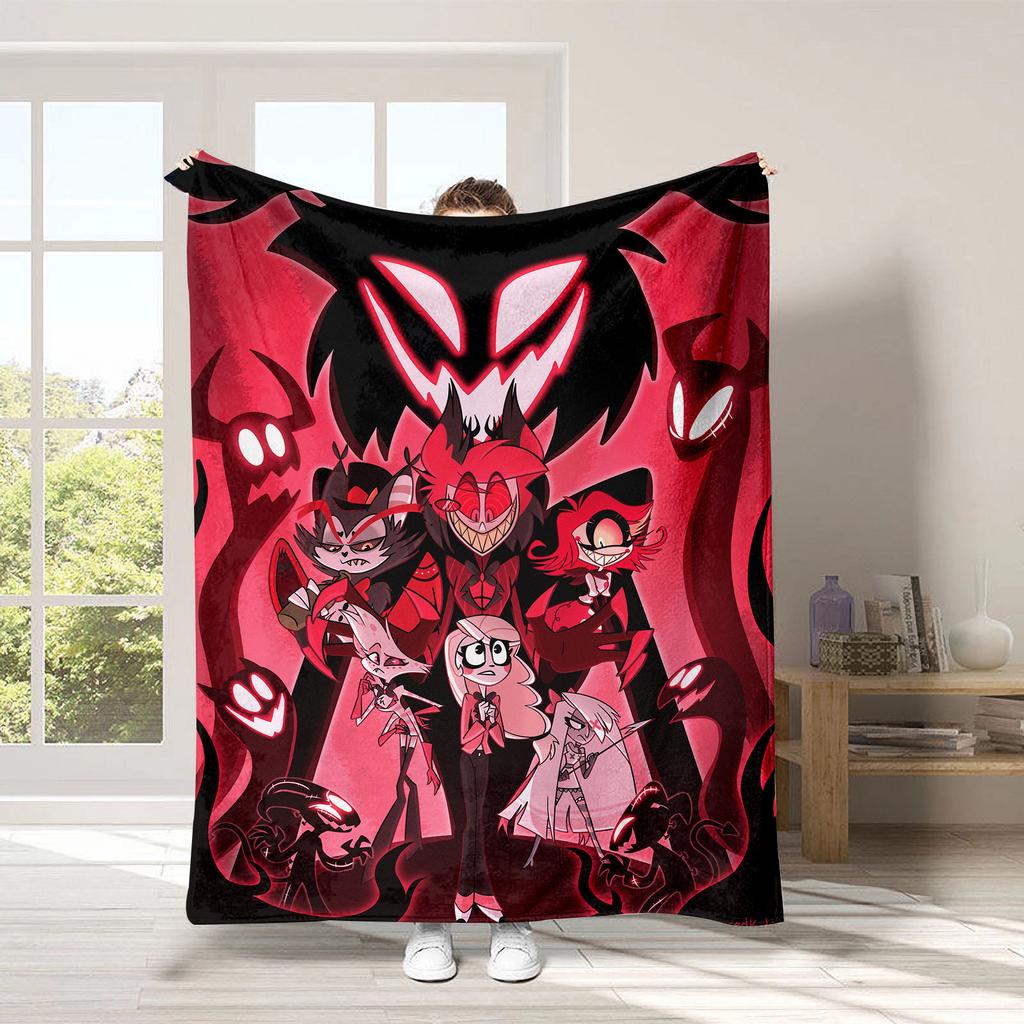 130*150 Cm Hot Anime Character Flannel Blanket  Nap Blanket Quilt Flannel Sofa Cover Blanket
