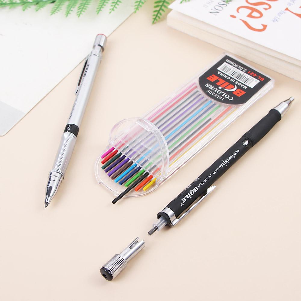 2.0mm Office School Classwork Writing Tools Mechanical Pencil 2B Automatic Pencils Pencil Lead Stationery Supplies