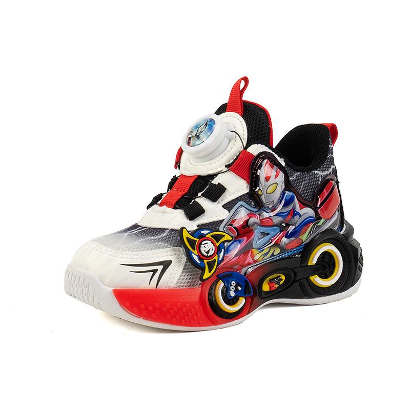 New Autumn Children's Sports Shoes Boys Running Cartoon Basketball Shoes