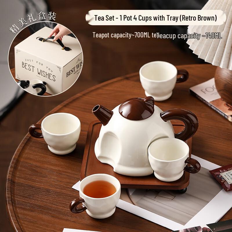 abay Ceramic Tea Set with Kettle