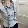 Koreanischer Gestrickter Gestreifter Skinny Schal Weich Stapelbar Tragbar Dekorativer Schal DIY Warmer Langer Schmaler Schal Mode Accessoire