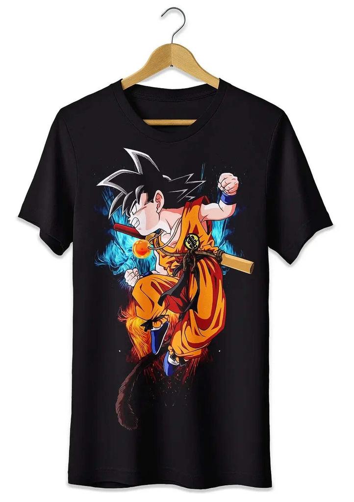 Summer Hot Selling Goku Kids Dragon Ball T Shirt Anime Unisexga T Shirt Unisexs Casual Round Neck Short Sleeved Shirt