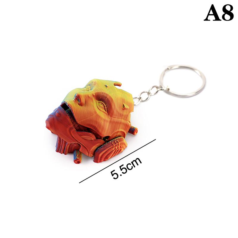 

Модель механической маски в виде головы черепа, напечатанная на 3D-принтере, статуэтка, настенное готическое украшение в виде маски черепа, модель для розыгрышей, игрушка для снятия стресса