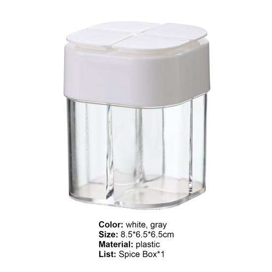 Borcane de condimente ecologice, din plastic rezistent la praf, Mini sticle de condimente pentru acasă
