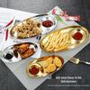304 Stainless Steel Snack & Dipping Plate for Fried Foods