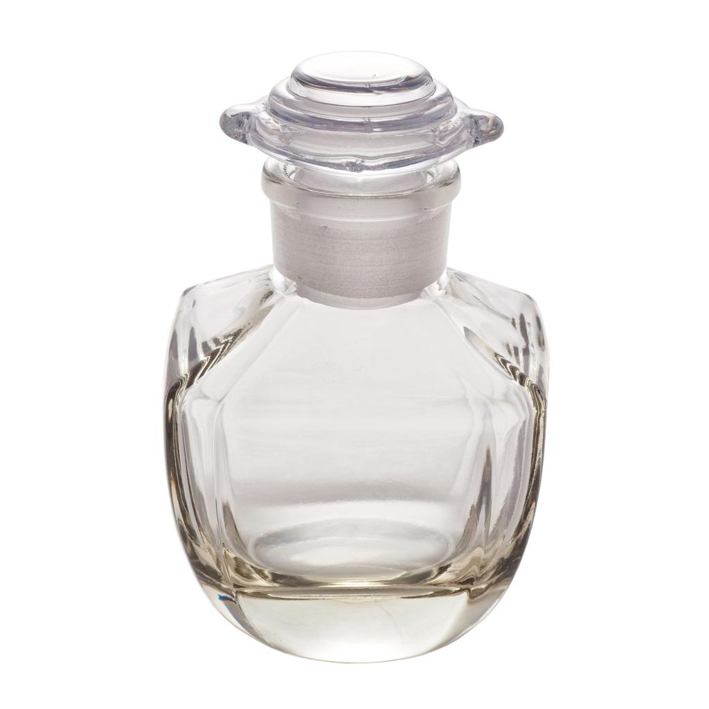 Hirota Glass Reproduction Soy Sauce Dispenser, Amber, Square, 631-OA