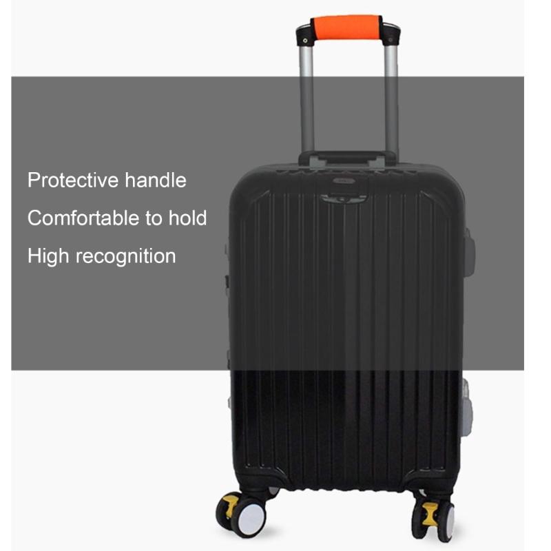 Pack of 2 Soft Luggage Handle Cover Sleeves Comfort Grips Suitcase Handle Wraps for Travel Bags Neoprene Protector