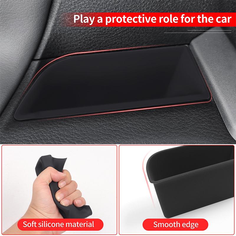 For Toyota Tacoma 2016- Door Top Storage Box Silicone Organizer Interior Upgrade Accessories