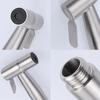 Stainless Steel Faucet Spray Gun Handheld Toilet Bidet Faucet Stainless Steel Hand Bidet Sprayers Brushed Water Sprayer