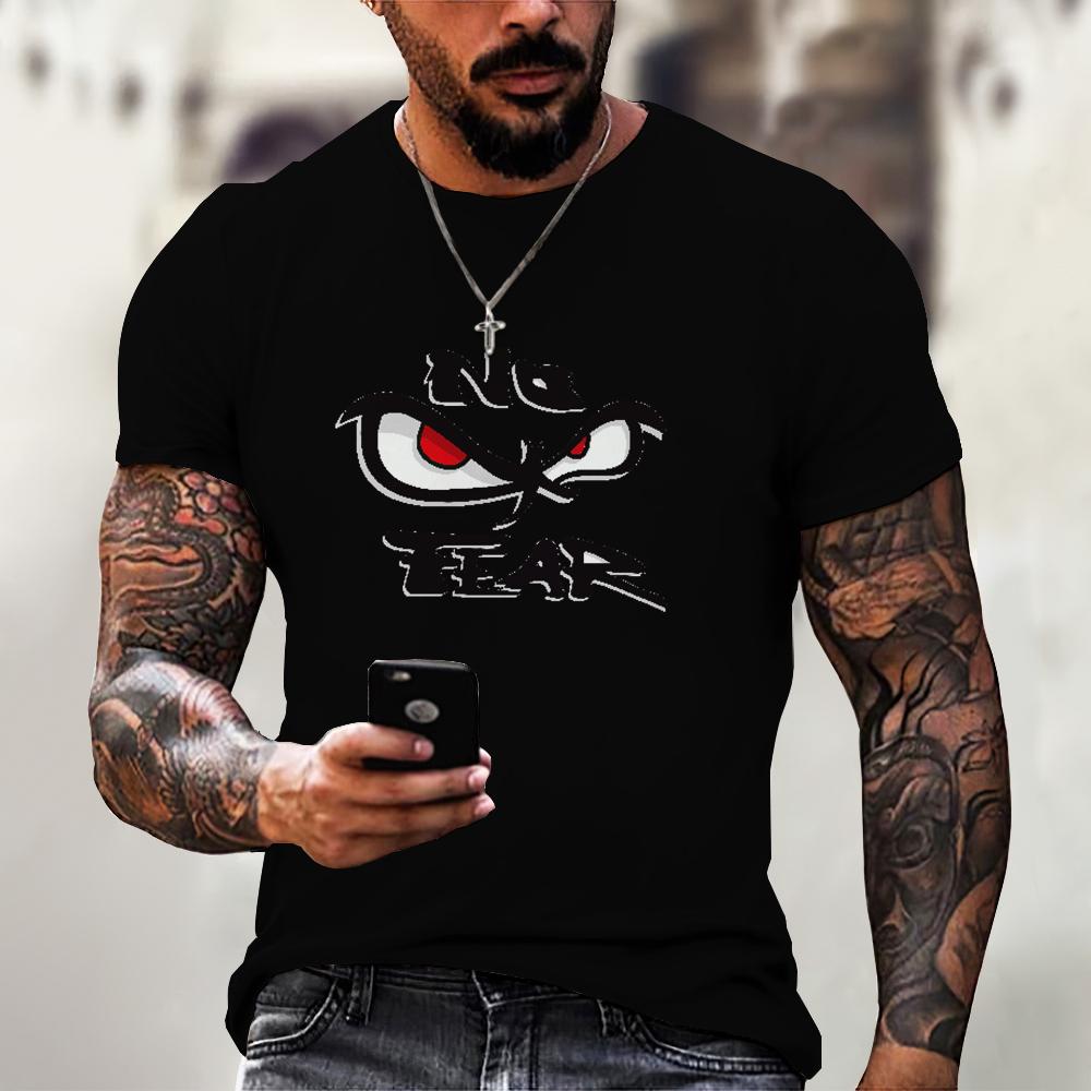 Summer Men's T Shirt Street Casual Short Sleeve Print T-Shirts Fashion Male Oversized Clothing O-Neck Pullover Funny Tops