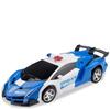 WEECOC. Multifunctional RC Car, Electric RC Car, Toy Car, Transforms Into Robot, High Stability, Shockproof, Kids Toy, Popular Gift (Blue,