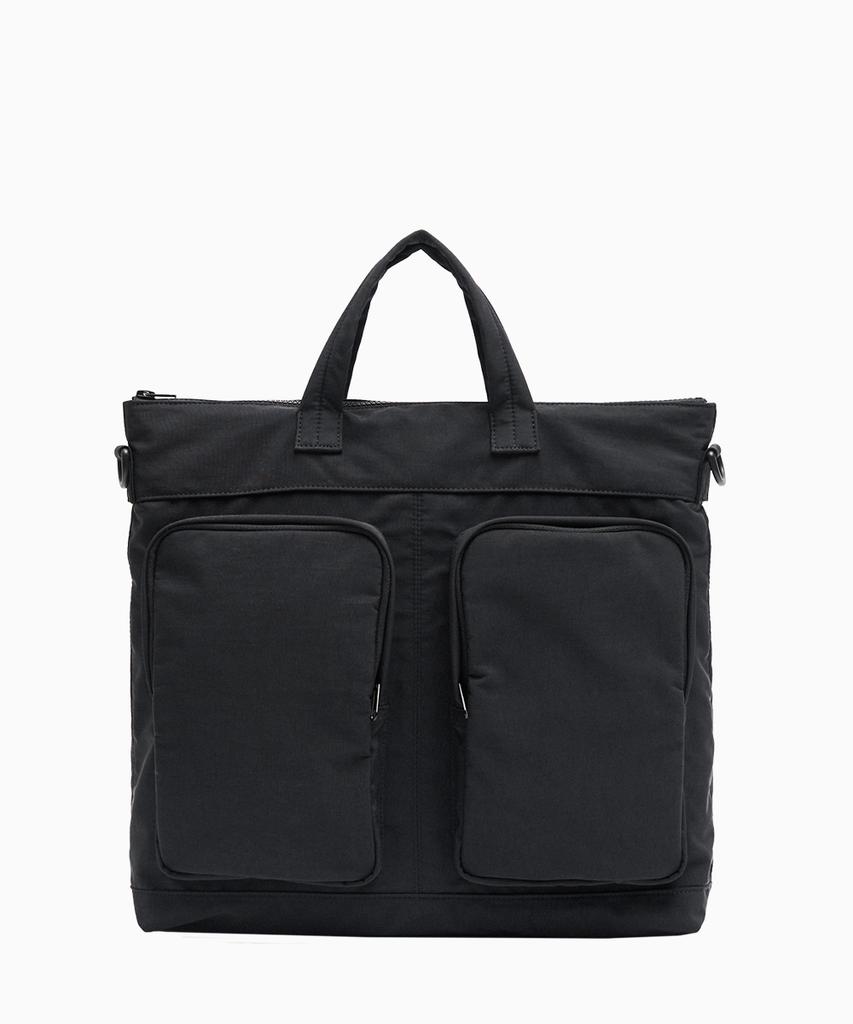 Madgoat Memory Canvas Crossbody Tote Bag_Black