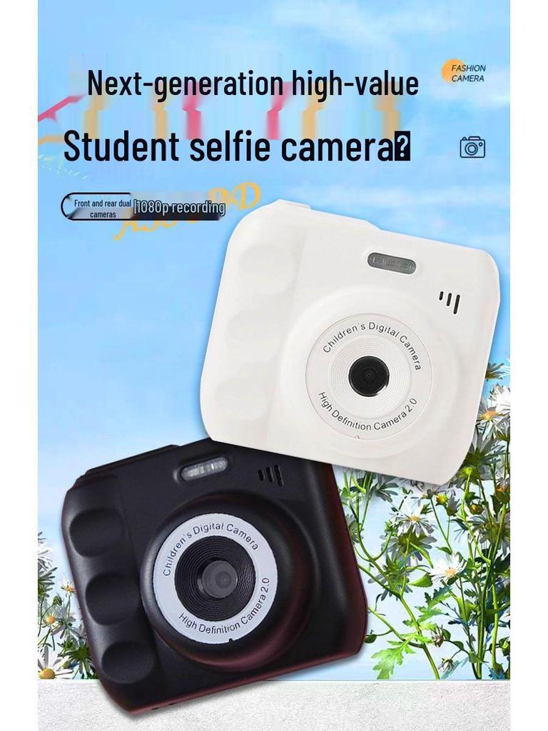 HD Dual Camera Instant Camcorder: Cute Campus & Party Photo Transfer Digital Camera