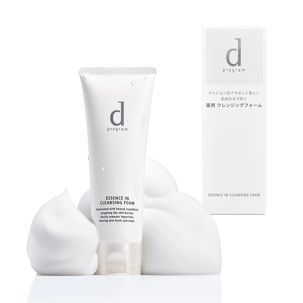 D Program Cleansing Facial Cleanser for Sweat and Sensitive Dry Acne Pore Prevents Rough 120g Essence-in Foam, Sebum, Mild, Skin, Skin, Care, Care,