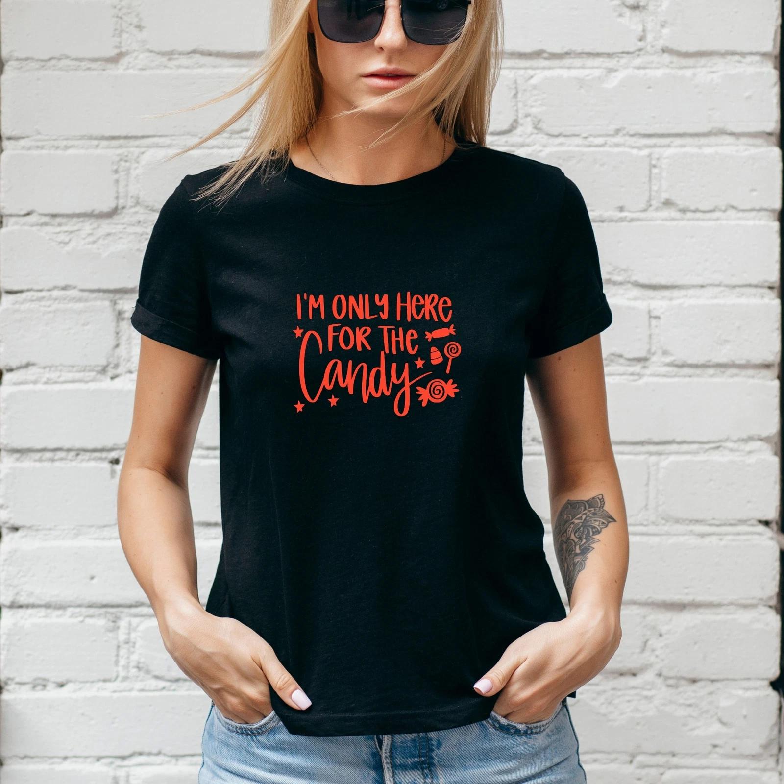 FUNNY HALLOWEEN T-SHIRT, Fall, CANDY, Autumn Pumpkin, Ghost, Unisex/Lady Fit #1 2XL