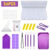 5D DIY Diamond Painting Tools Kits Drill Plate Tool Set Mosaic Glue Pen Kit Storage Containers Diamond Embroidery Accessories