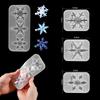 DIY Huisdecoratie Hangend Kerstcadeau Siliconen Hanger Sneeuwvlok Hars Vormen Epoxy Hars Vorm