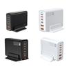 200W GaN Desktop Charger: Multi-Port Fast Charging for US, EU, UK, AU - Mobile Phone Supercharger