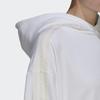 adidas Originals Women's Oversized Longline Hoodie White Female GN3099