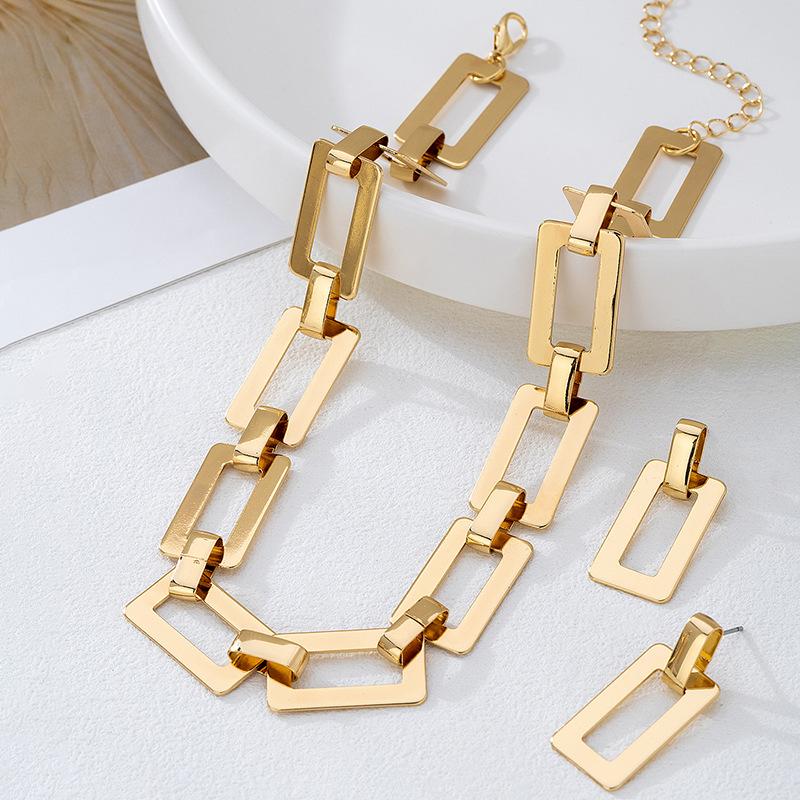 Fashion Necklace Earrings For Women Ladies