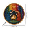Nativity Embroidery Kit Handmade Nativity Thread Craft Christmas Ornament Embroidery Kit For Stocking Holiday Fall Halloween