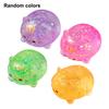 1/2/3Pcs Mini Cat Squeeze Toy Stress Relief Clear Glitter Kitten Stress Sugar Ball Sensory Toy Decompression Fidget Toy Party Favors