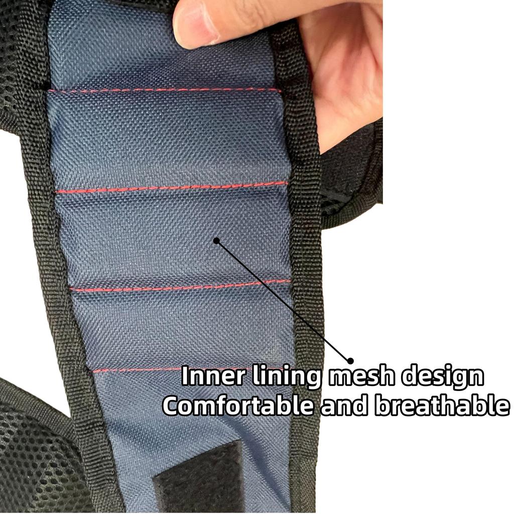 Magnetisches Armband Tragbare Werkzeugtasche zum Halten von Schrauben, Nägeln, Bohrern