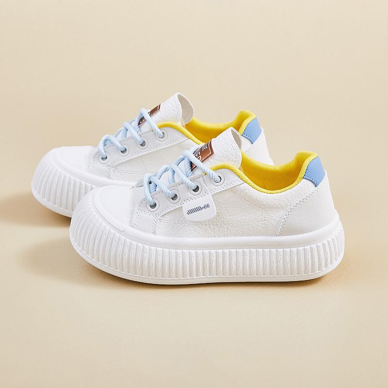 

Women s Casual Chunky Platform Sneakers Lightweight Anti-Slip Walking Shoes Faux Leather Lace-Up Running Shoes Comfortable Tennis Sneakers for Women 35 бежевий