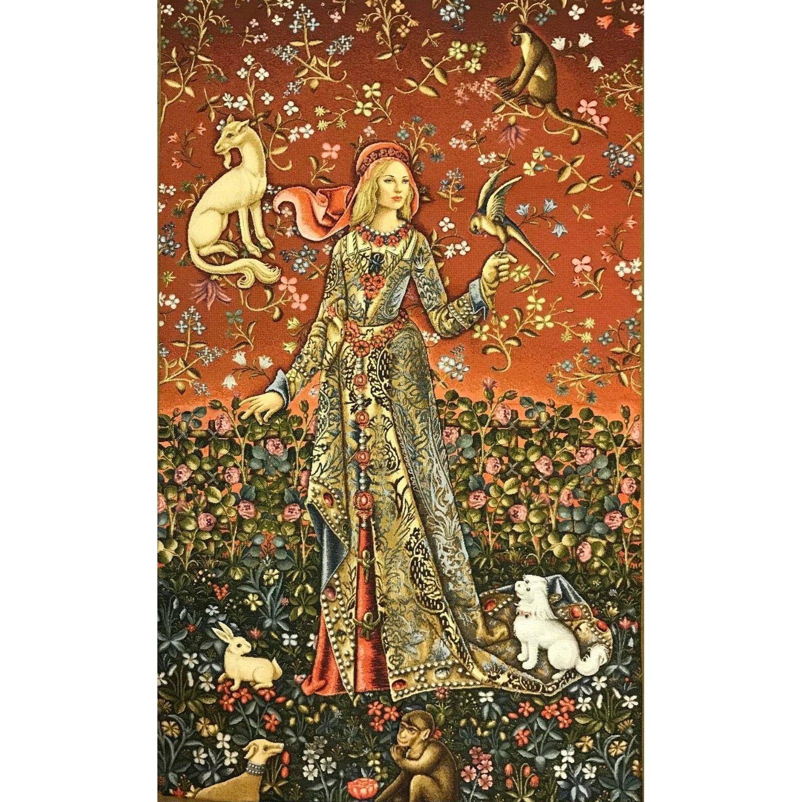 Tapestry with the Bird Lady 75x100