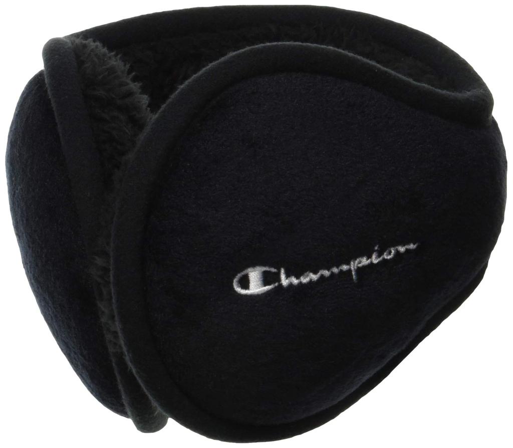 Champion Fleece and Boa Free Size Earmuffs, 489-0019, Black, Japan,