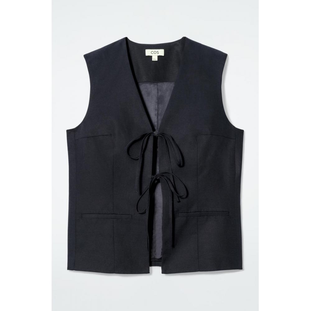 Cos Japan Tie Front Vest