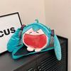Hatsune Miku Shoulder Bag New Backpack Cute Anime Girl Plush Cartoon Kawaii Knapsack Student Bag Packet Gifts Toys
