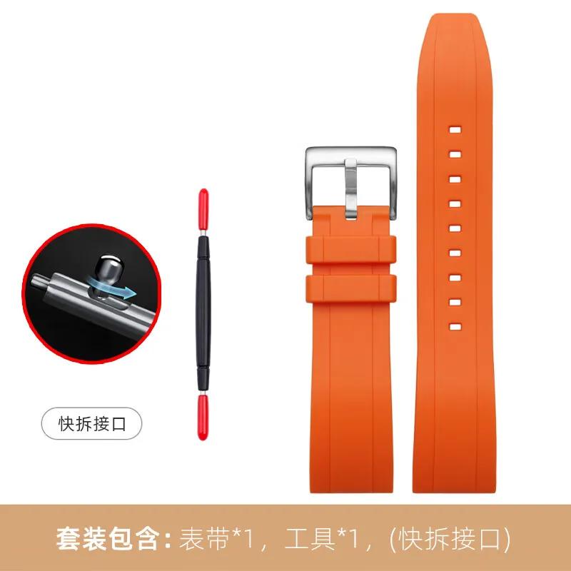 Für Seiko PROSPEX Panda Chronograph SSC813P1/SSC909P1/SSC817P1 Silikon-Gummi-Uhrenarmband – 20mm Weiches Wasserdichtes Armband für Herren