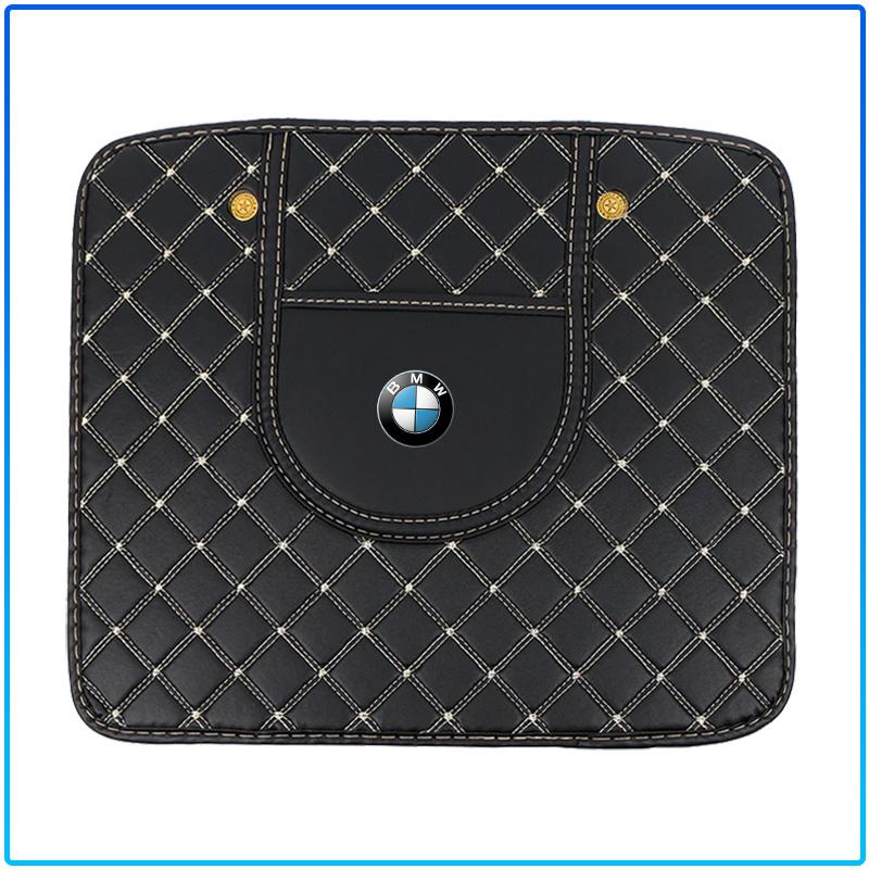Car Anti-kick Pad Interior Pu Leather Auto Seat Back Protector Pads For BMW M Performance 1 3 5 7 Series M3 M4 M5 M6 X1 X3 X5 X6 X7 E30 E34 E36 E39 E4