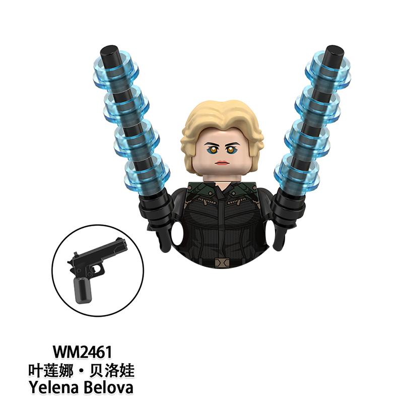 Thunderbolts Black Widow Building Blocks Daredevil  Bricks Taskmaster For Toys Gifts Children Mini Action Figures Party GIFTS