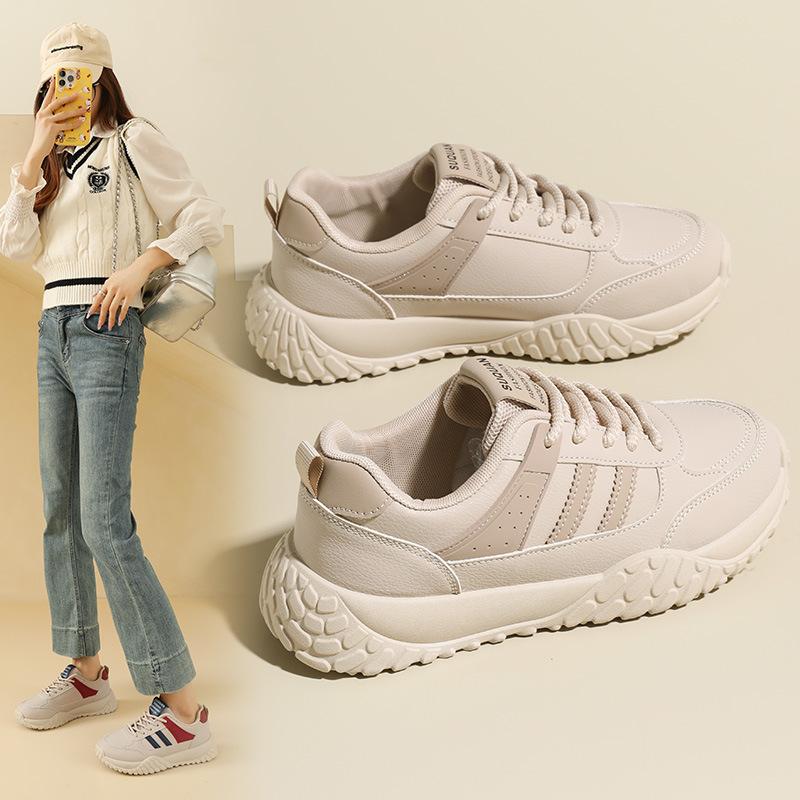 Women's ins Korean version of autumn dad shoes women's shoes 2025 student sports comfortable thick-soled heightening casual sports shoes