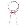 Vintage Black Velvet Bowknot Choker Necklace for Women Elegant Weave Knotted Bowknot Long Adjustable Rope Chain Y2k Jewelry