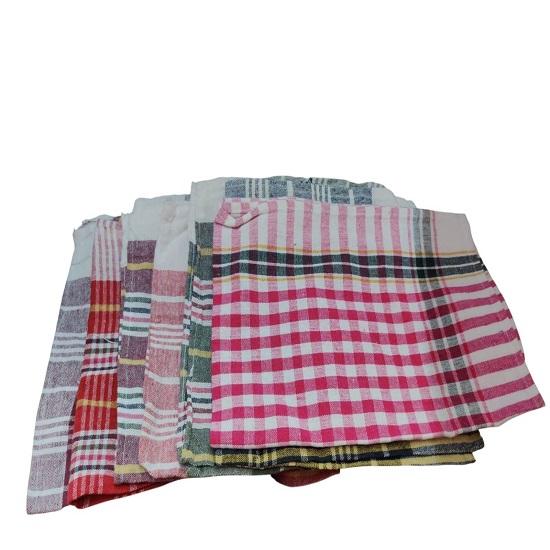 @ Duster Dry Cotton Cleaning Cloth Multicolor For Kitchen 7 Piece 424 Gm
