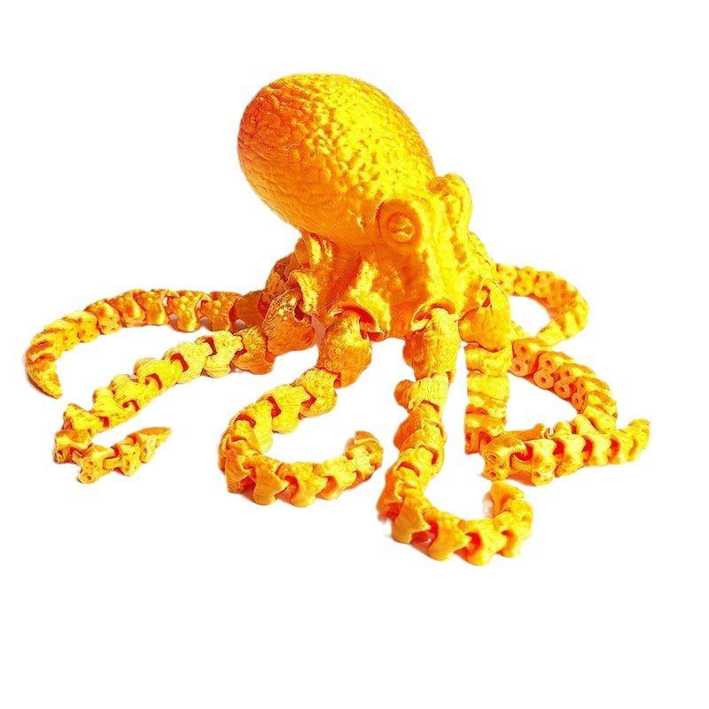 3D Printing Octopus Ornament Fish Tank Landscape Jewelry Internet Celebrity Toy Octopus Model Simulation Creative Handmade Gift