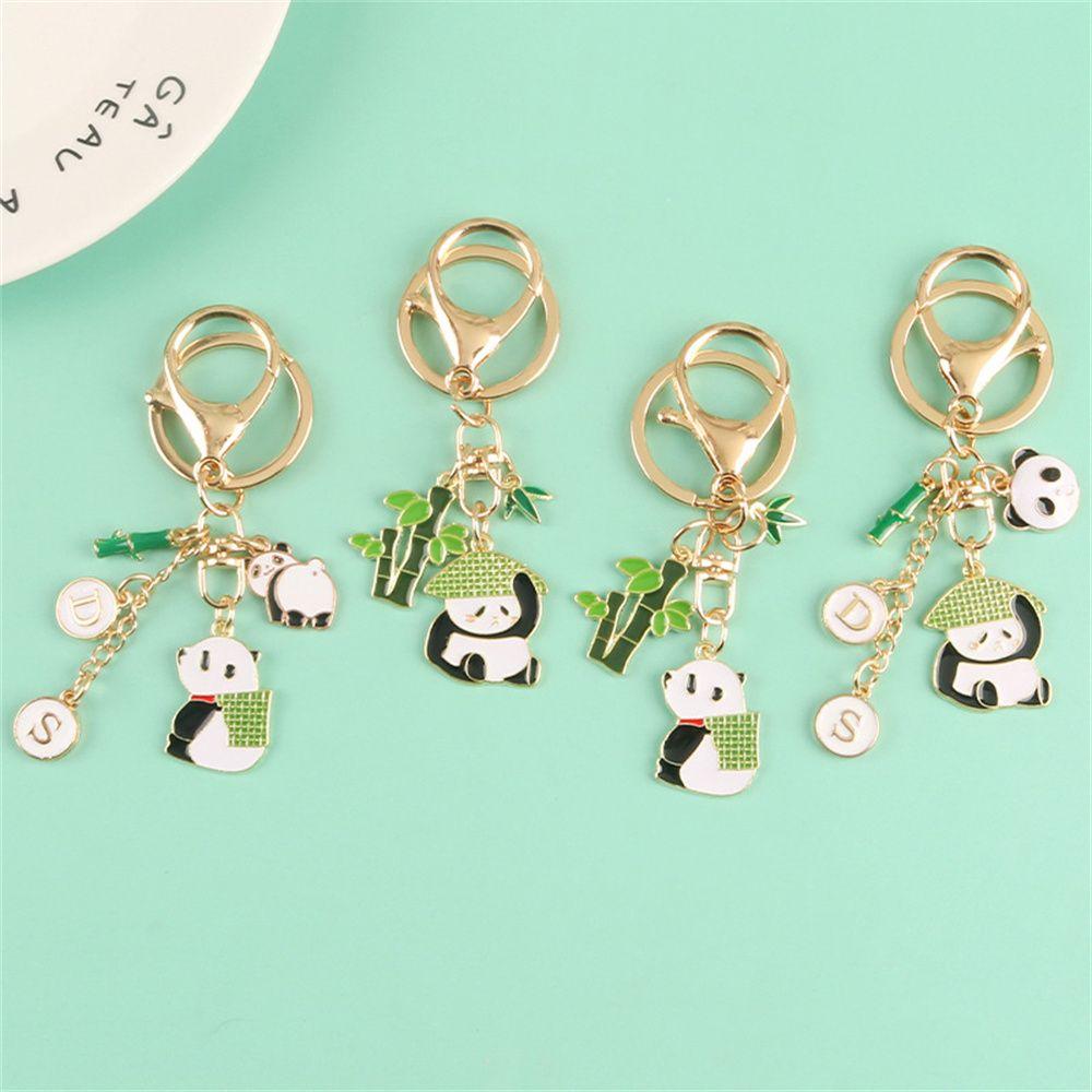 

Cute Metal Car Key Rings Animals Bag Pendant Panda Keychain Key Ring Key Holder