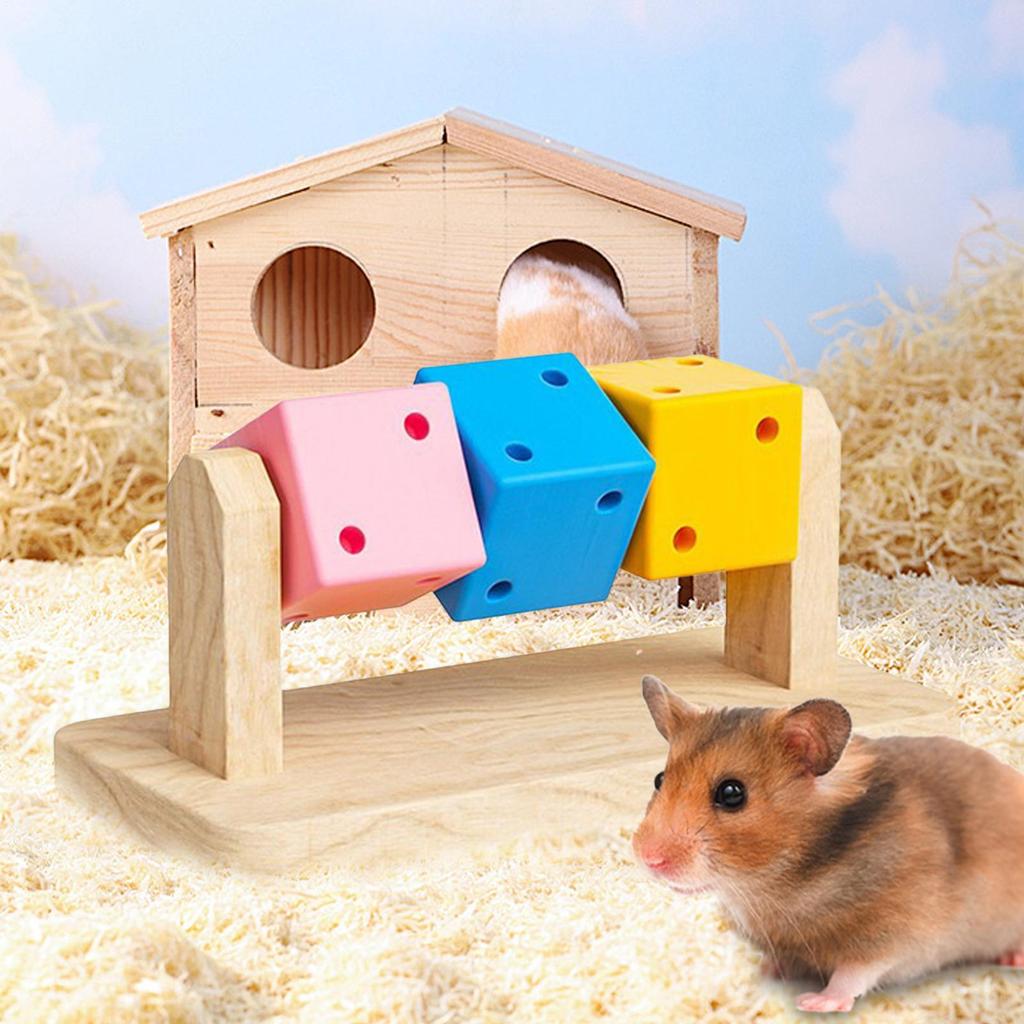 Hamster Chew Blocks Hamster Enrichment Toy Bite Safe Craftsmanship Natural Hamster Chew Toys Wood Hamster Chew Toys