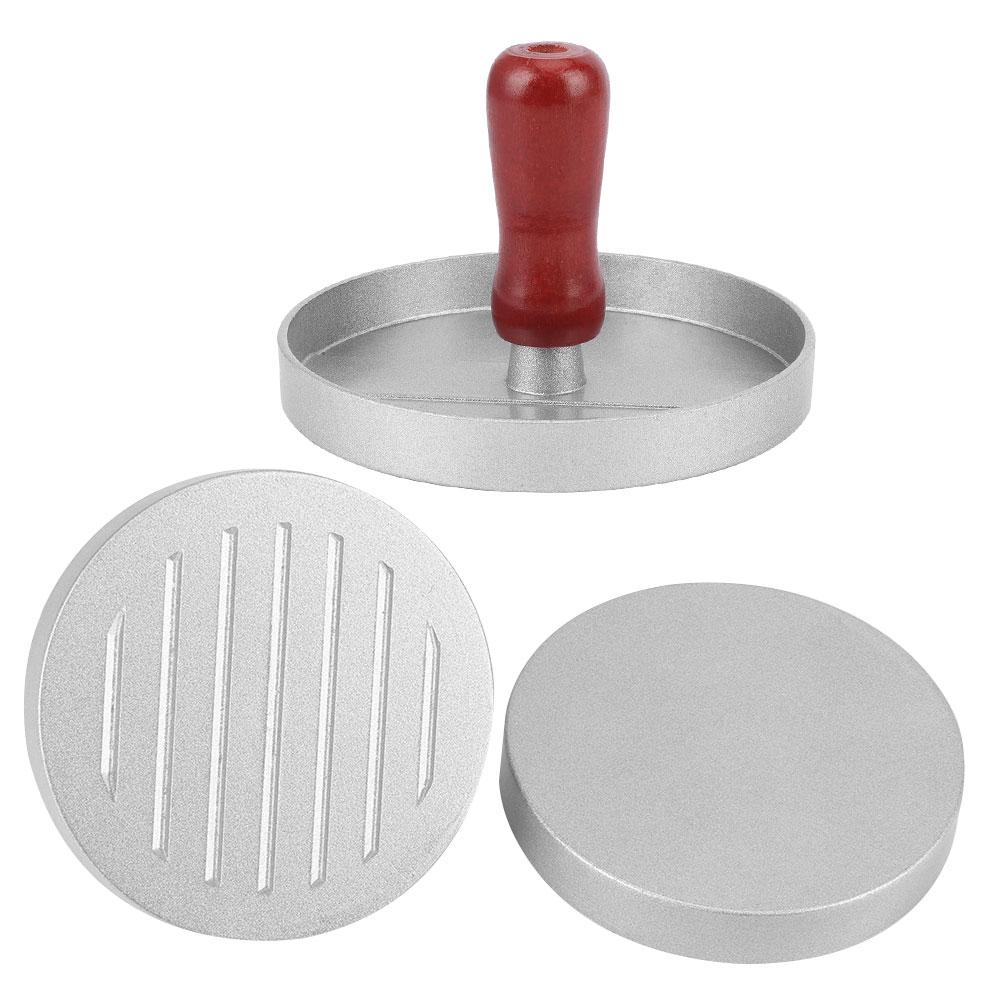 RoundShape Aluminum Alloy NonStick Hamburger Meat Press Maker Mold Kitchen Accessory