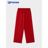 Fila FUSION Women's 2026 Spring Knit Straight-Leg Pants