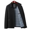 New Spring and Autumn Middle and Old Men's Jacket Lapel Administrative Jacket-0 Year Old Dad Loose Top Cadre